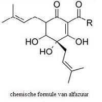 Chemische formule voor alfazuren Chemische formule voor alfazuren