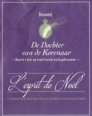 De Dochter van de Korenaar L'esprit de Noël logo De Dochter van de Korenaar L'esprit de Noël logo