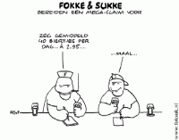 Bierplaatjes Fokke en Sukke