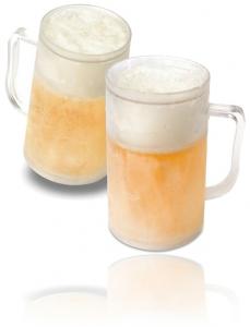 Bevroren bierglas