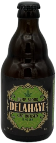 Delahaye CBD Infused Hemp Blond fles 33cl Delahaye CBD Infused Hemp Blond fles 33cl