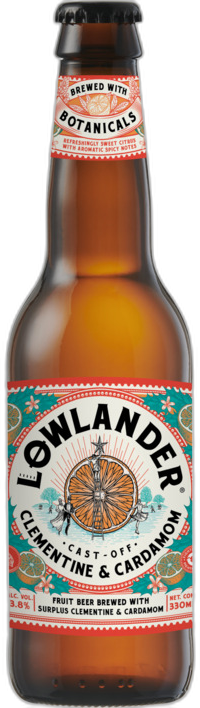 Lowlander Clementine & Cardamom flesje van 33cl Lowlander Clementine & Cardamom flesje van 33cl