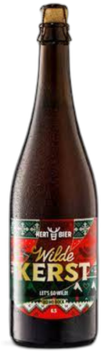 Hert Bier Wilde Kerst fles van 75cl Hert Bier Wilde Kerst fles van 75cl