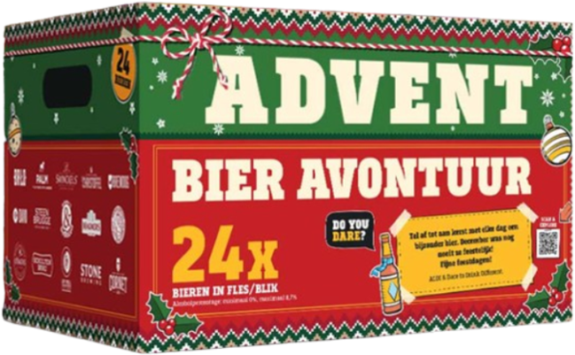Advent Bieravontuur 2024 van dare to drink different