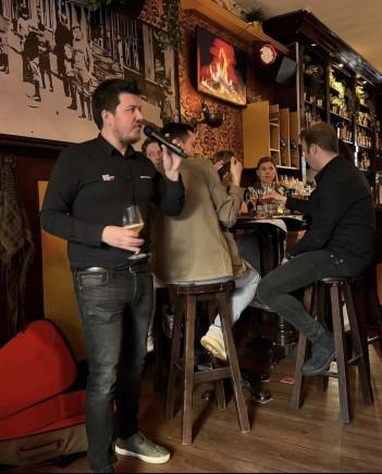 Sfeer in het café