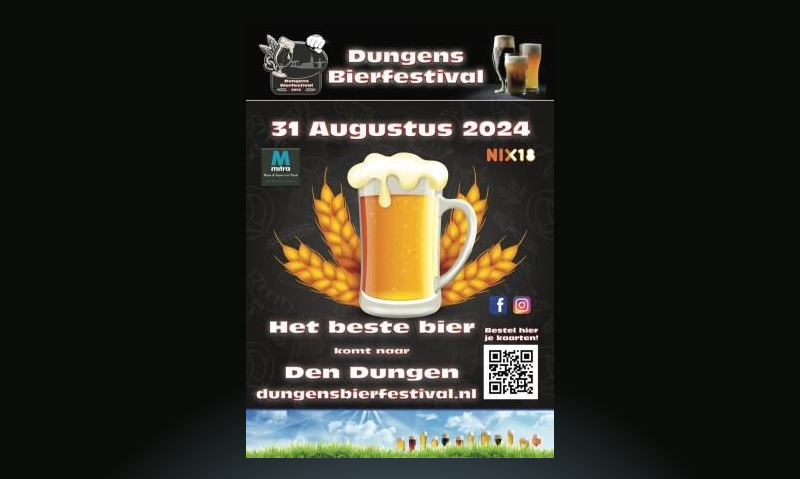 Dungens Bierfestival 2024 flyer