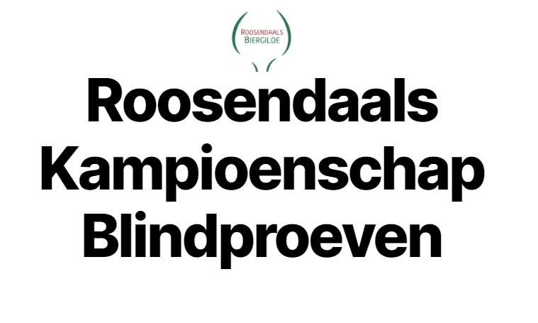 Roosendaals Kampioenschap Blindproeven 2024