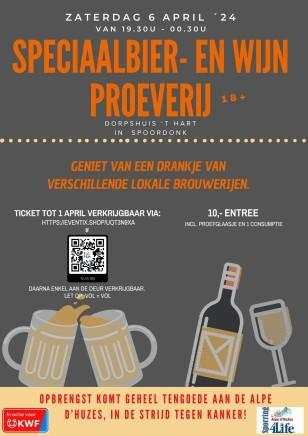 Speciaalbier en wijnproeverij Sporring4Life 2024