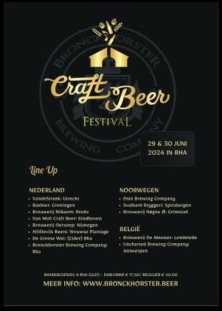 Bronckhorster Craft Beer Festival 2024 flyer