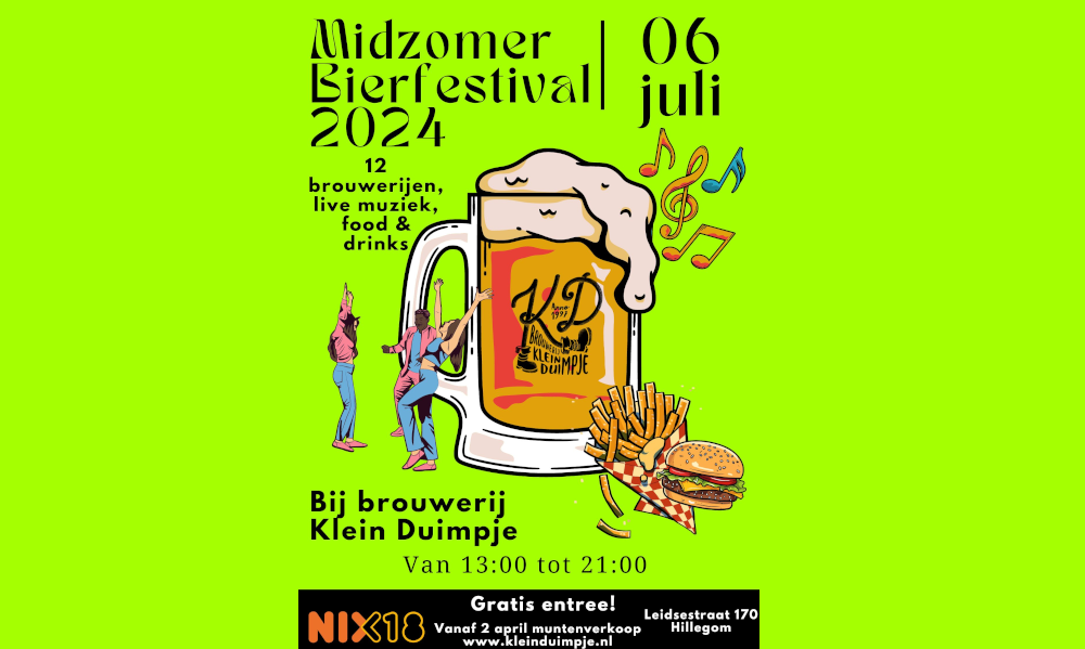 Midzomer Bierfestival flyer