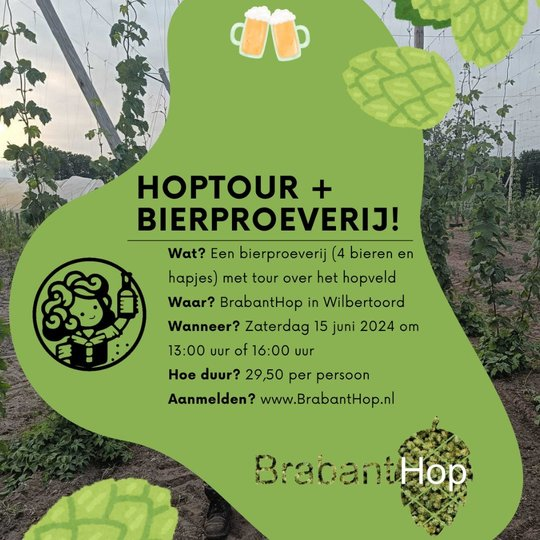 Hoptour + Bierproeverij 2024