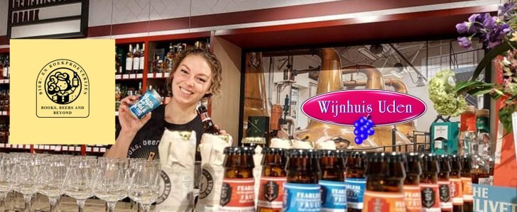 Books Beers and Beyond proeverij bij Wijnhuis Uden