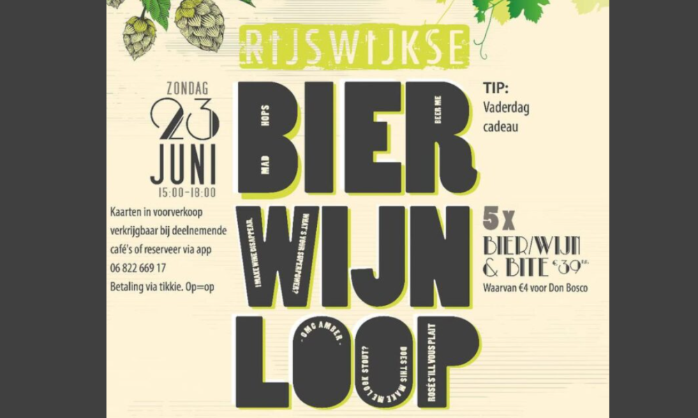 Bier Wijn Loop in Rijswijk