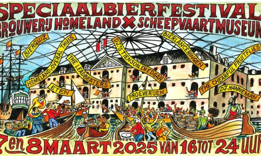 Speciaalbierfestival Brouwerij Homeland x Het Scheepvaartmuseum Logo