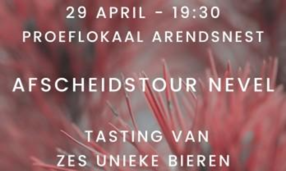 Afscheidstour Nevel bij Proeflokaal Arendsnest 