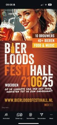 Bierloods FestiHALL 2025 bierfestival poster