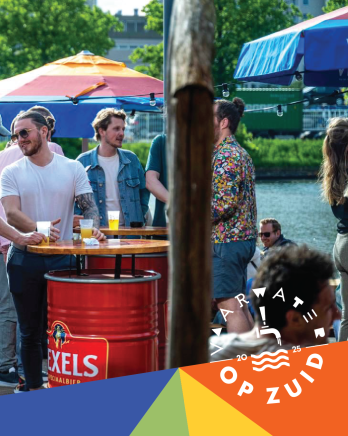 Vaarwater Op Zuid sfeer tijdens festival