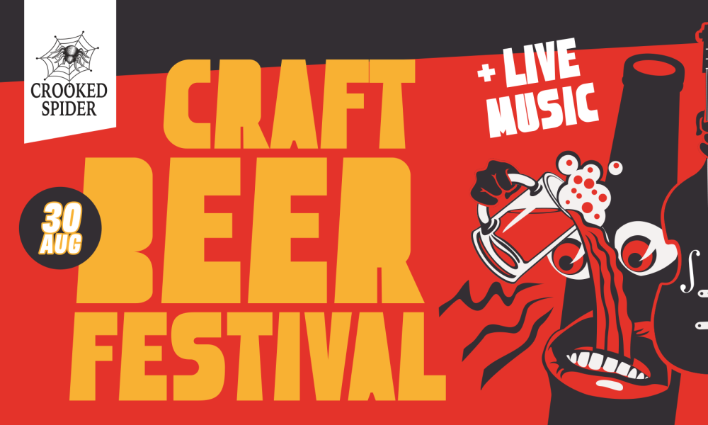Crooked Spider bierfestival op 30 augustus 2025 Crooked Spider bierfestival op 30 augustus 2025
