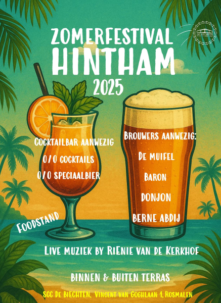 Aankondiging Zomerfestival Hintham 2025