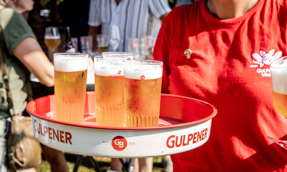 Vers bier tijdens Gulpener Hopfest