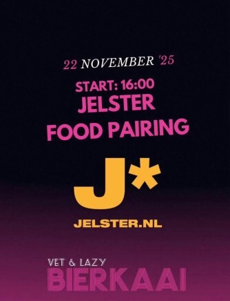 Poster van het Jelster Food Pairing evenement op 22 november 2025