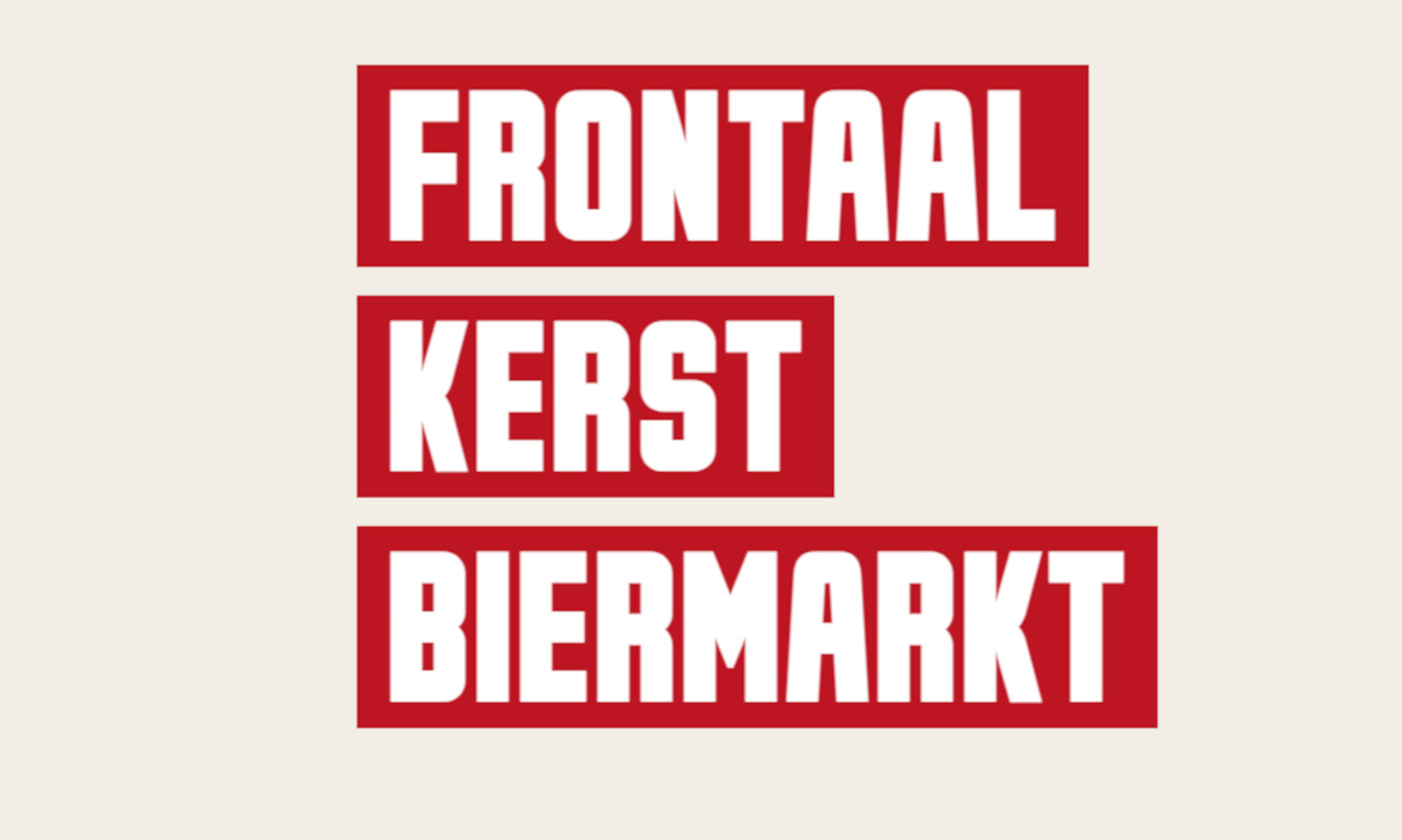 Frontaal Kerst-Biermarkt 2025