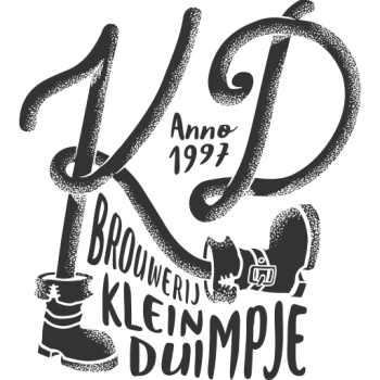 Logo van Brouwerij Klein Duimpje met de tekst KD anno 1997