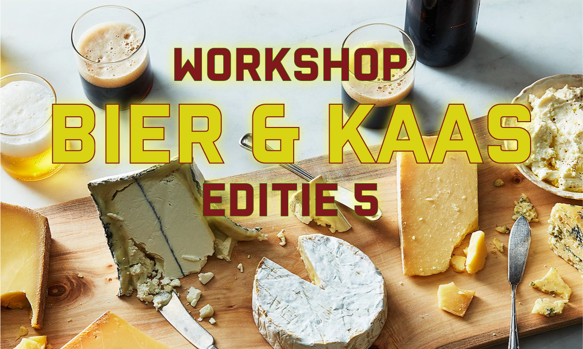 Poster over workshop bier en kaas bij Brouwerij Opener
