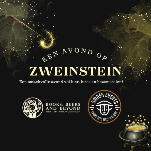 Promotieposter voor Een avond op Zweinstein 2026 met gouden effecten.