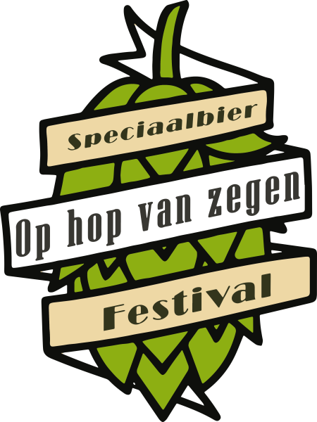 Op Hop van Zegen bierfestival logo