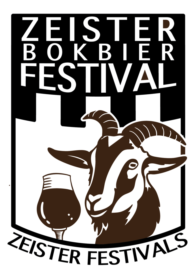 Logo Zeister Bokbierfestival met een bok en een glas bokbier