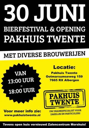 Flyer van het Bierfestival Albergen