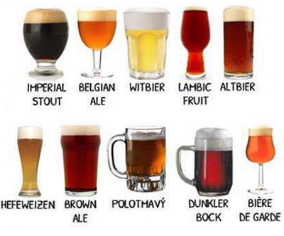 Verschillende speciaalbieren