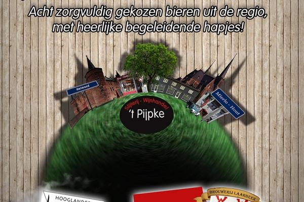 Bierproeverij met lokale bieren