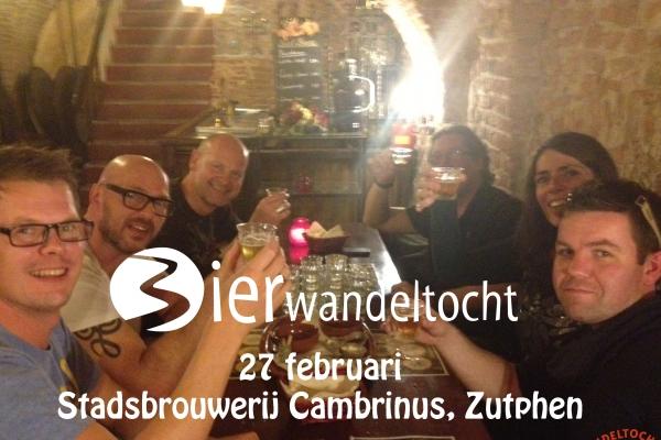 Bierwandeltocht Stadsbrouwerij Cambrinus