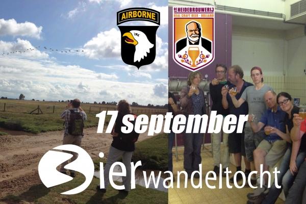 Airborne Bierwandeltocht Heidebrouwerij, Ede