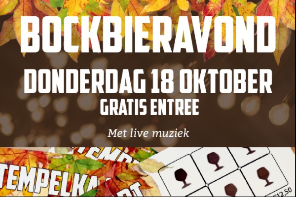 Bockbieravond met live muziek