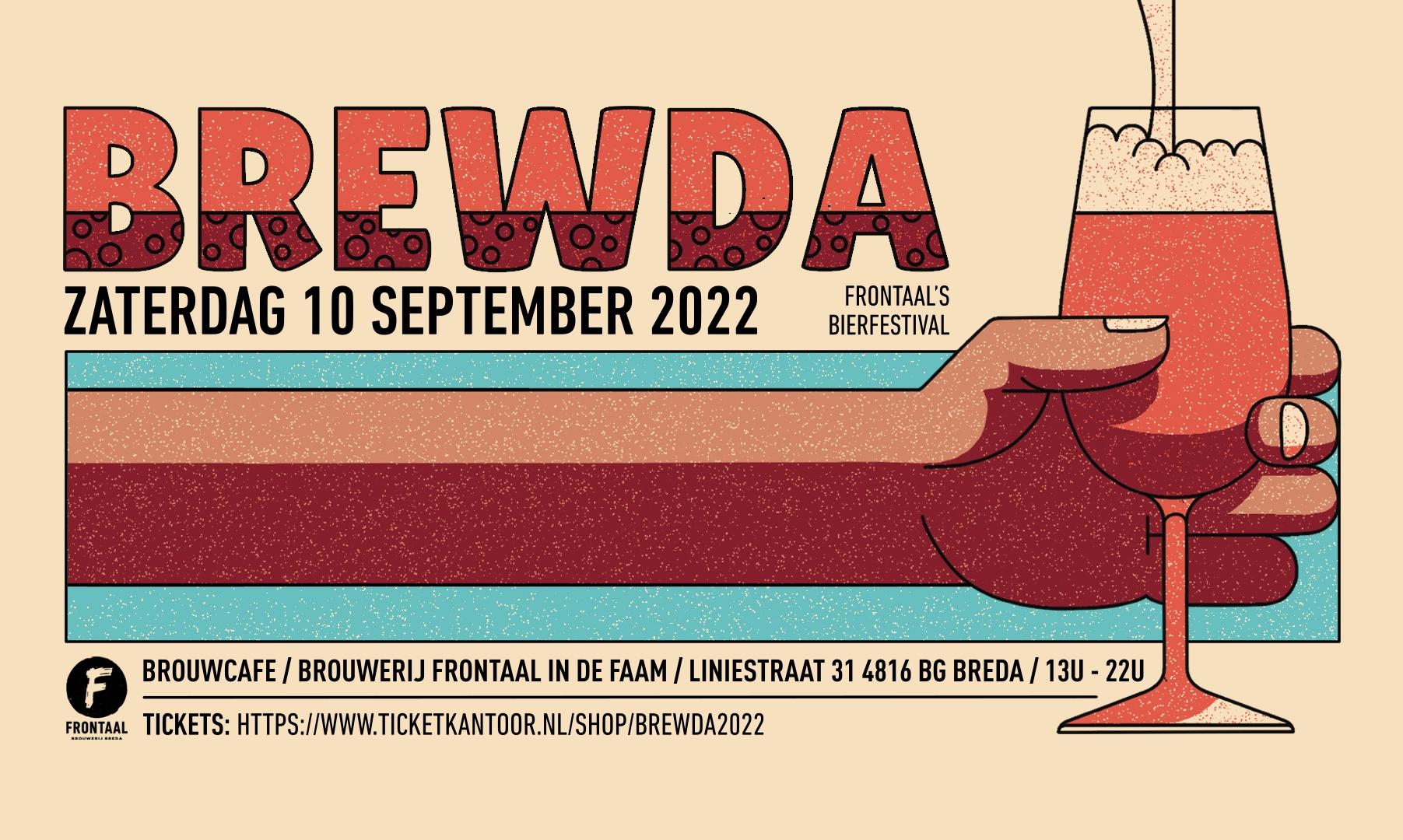 Brewda 2022 Frontaal's Bierfestival Banner Brewda 2022 Frontaal's Bierfestival Banner