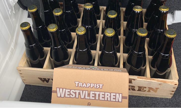Trappist Westvleteren 12 in de kofferbak