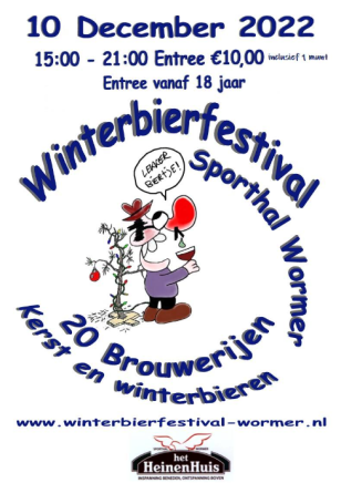 Winterbierfestival Wormer 2022 poster