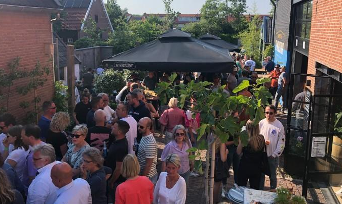 De Magistraat Bier BBQ Festival sfeer en terras