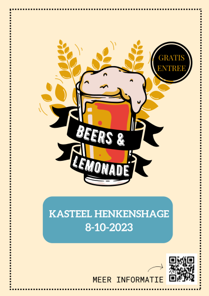 Bierfestival Beers & Lemonade poster voorkant