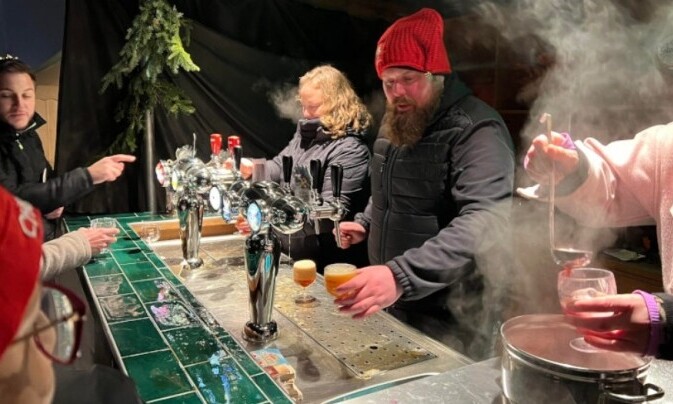 Sfeer tijdens het Winterbierenfestival Hoogeveen