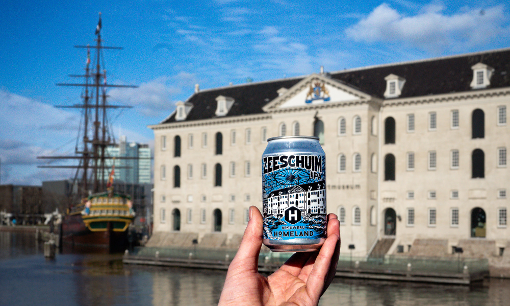 Homeland bier bij Het Scheepvaartmuseum