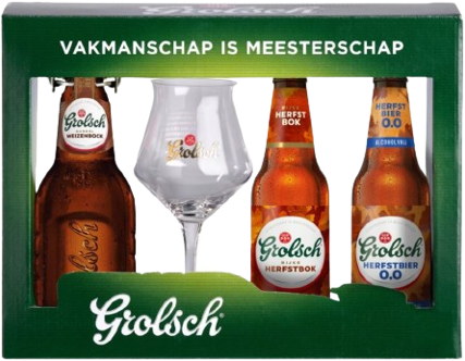 Grolsch herfst bierpakket met speciaalbierglas
