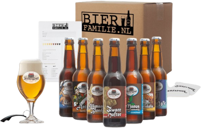Dampegheest Brouwerij bierpakket met glas