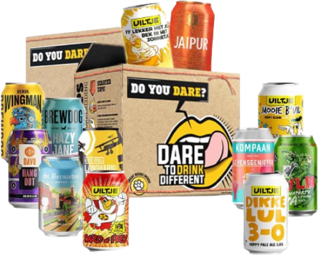 Koningsdag 2024 bierpakket Dare to Drink Different