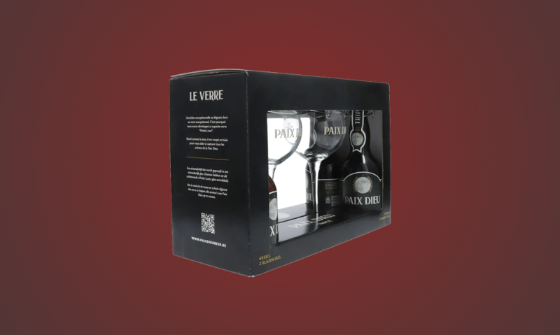 Paix Dieu bierpakket met 2 bierglazen