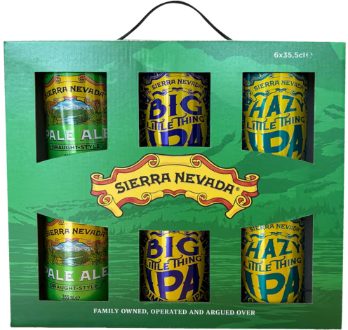 Sierra Nevada biercadeau: 3 x 2 craft bieren