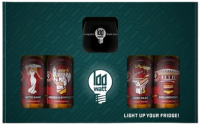 100 Watt Light up Your Fridge bierpakket